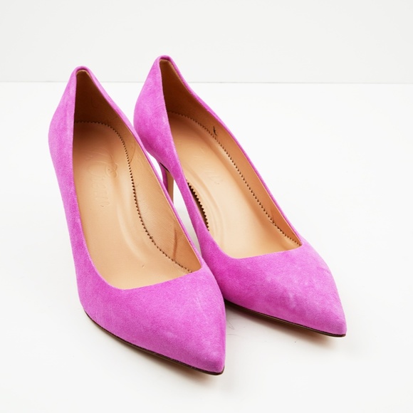 New JCREW Colette Pumps in Pink Suede - Picture 3 of 5